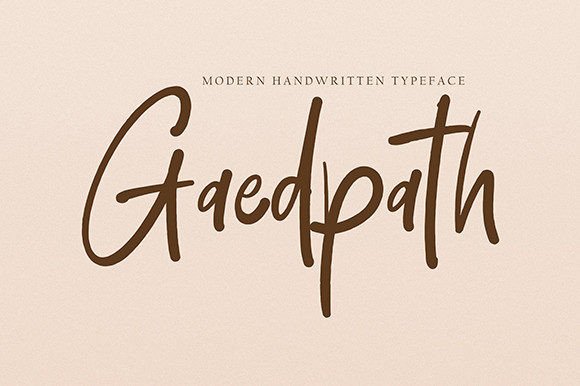 Gaedpath Font Poster 1