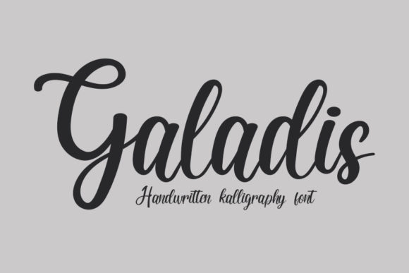 Galadis Font Poster 1