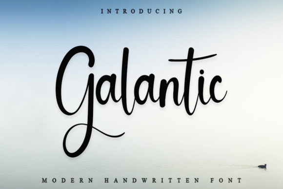 Galantic Font Poster 1