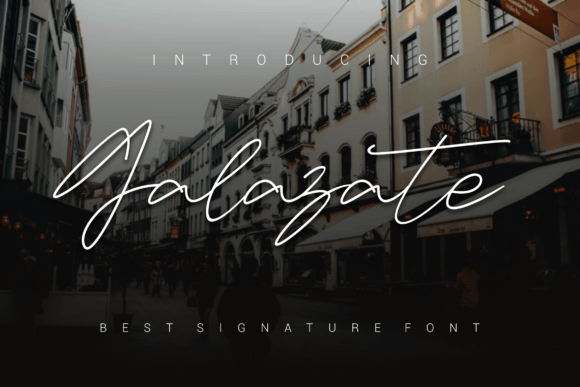 Galazate Font Poster 1
