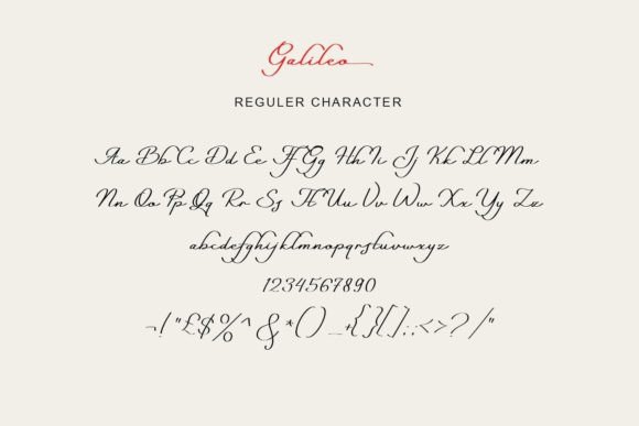 Galileo  Font Poster 8