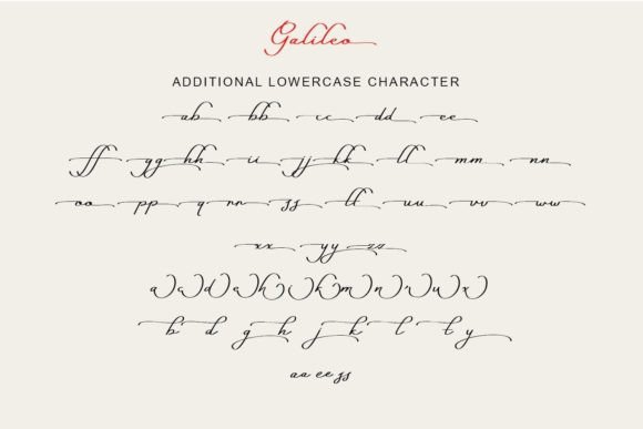 Galileo  Font Poster 9