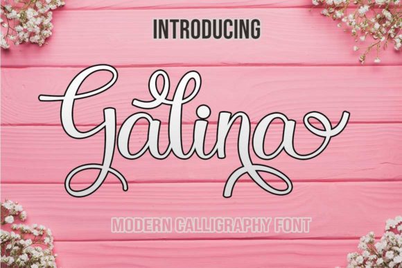 Galina Font Poster 1