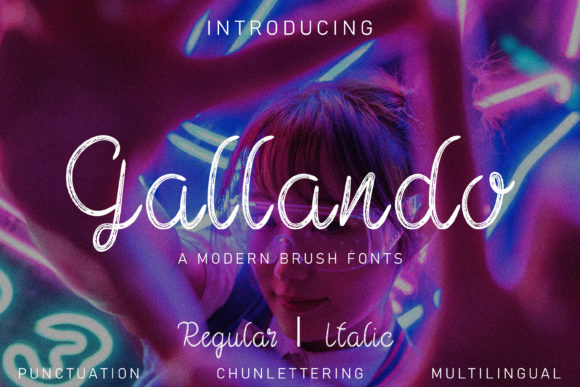 Gallando Font Poster 1