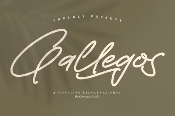 Gallegos Font Poster 1