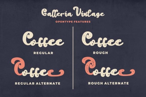 Galleria Vintage Font Poster 5