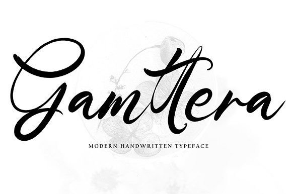 Gamtera Font Poster 1