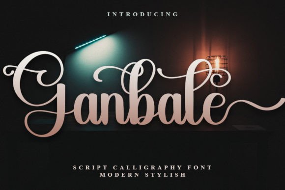 Ganbate Font Poster 1