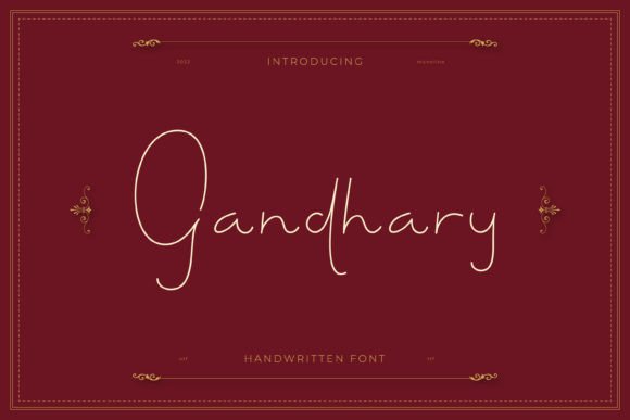 Gandhary Font Poster 1