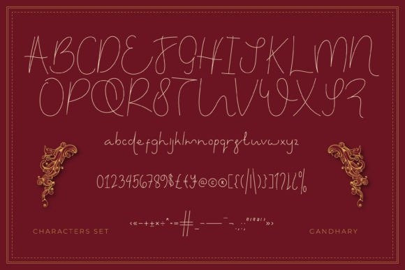 Gandhary Font Poster 9