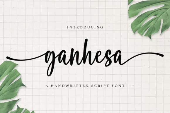 Ganhesa Font Ganhesa Font Poster 1