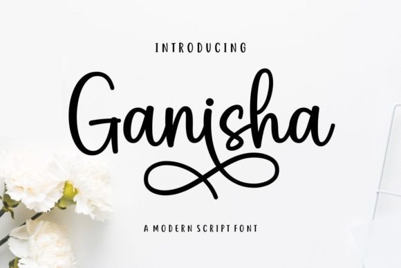 Ganisha Font Poster 1