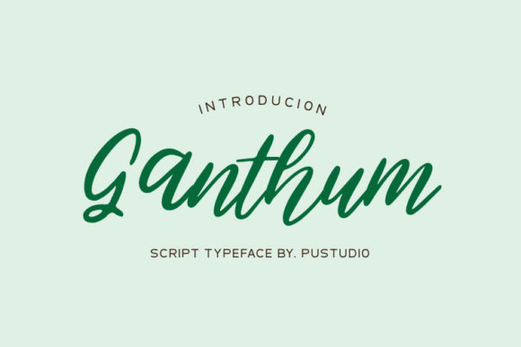 Ganthum Font