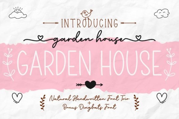 Garden House Font Poster 1