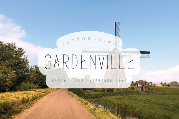 Garden Ville Font Poster 1