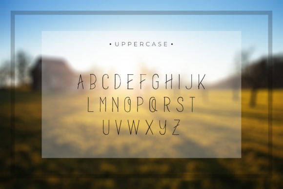 Garden Ville Font Poster 3
