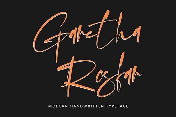 Garetha Rosfar Font