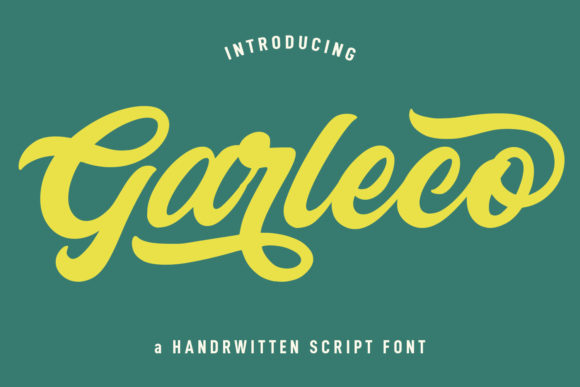 Garleco Font Poster 1