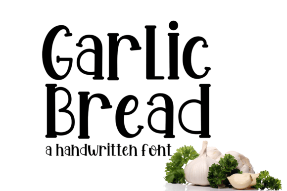 Garlic Bread Font Poster 1