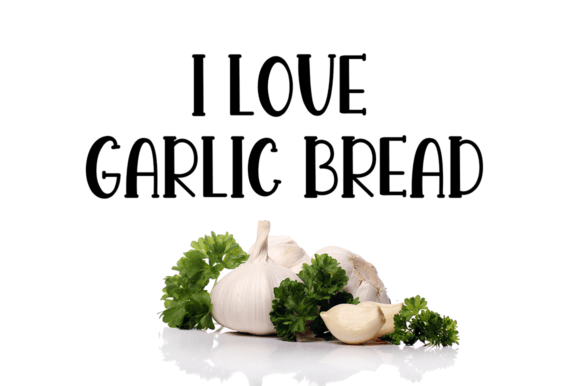 Garlic Bread Font Poster 3