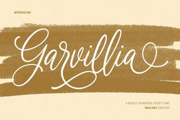 Garvillia Font Poster 1