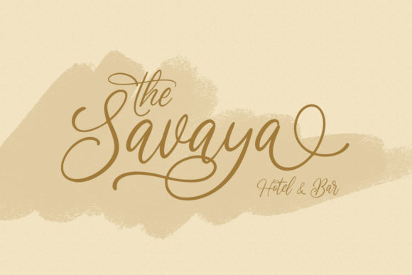 Garvillia Font Poster 4