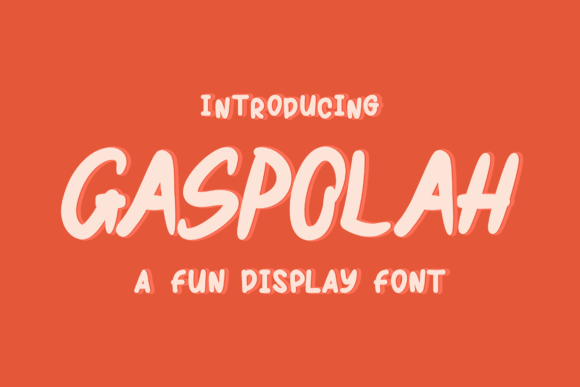 Gaspolah Font