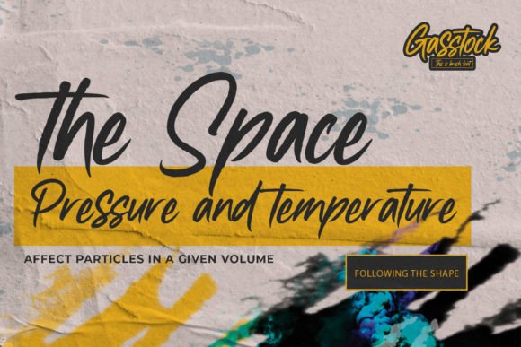 Gasstock Font Poster 2