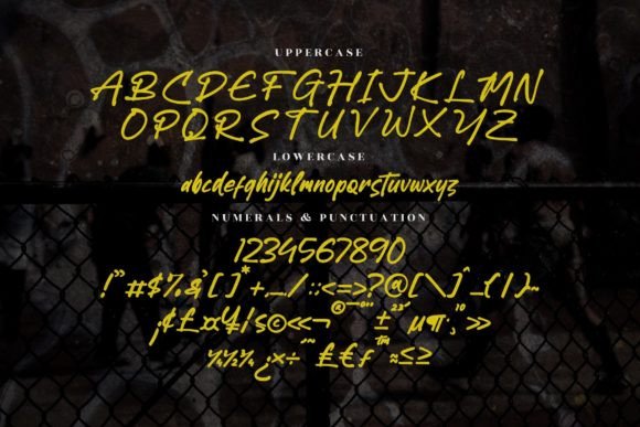 Gastony Signature Font Poster 13
