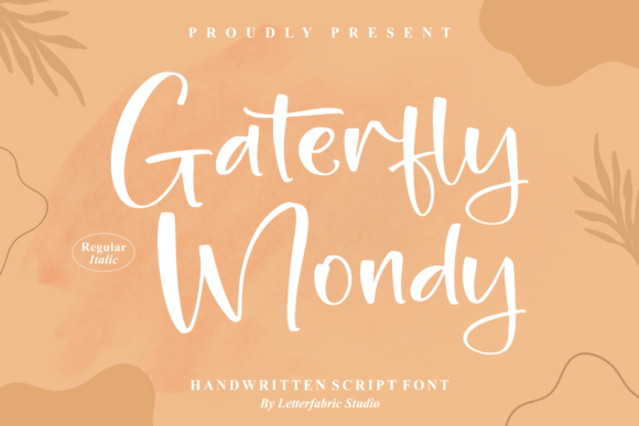 Gaterfly Mondy Font Poster 1