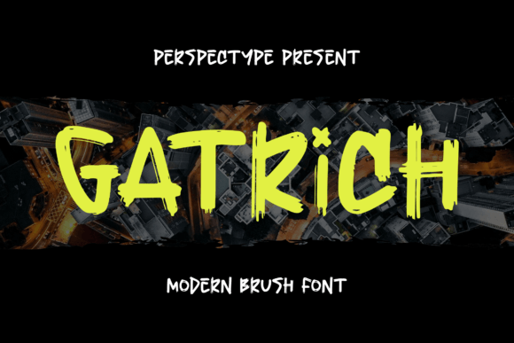 Gatrich Font Poster 1