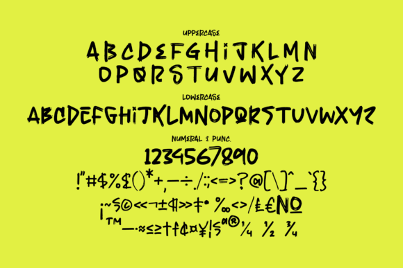 Gatrich Font Poster 13