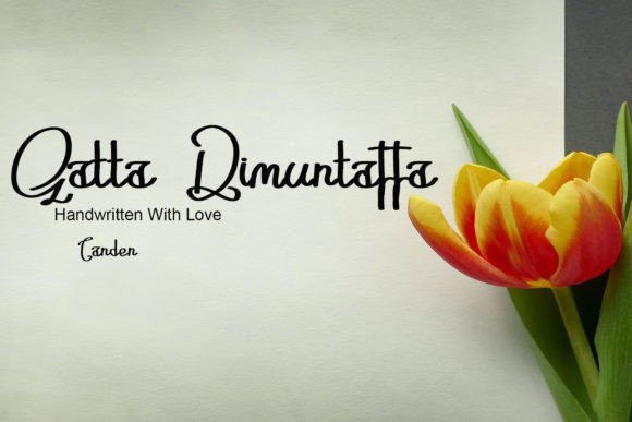 Gatta Dimuntaffa Font Poster 1