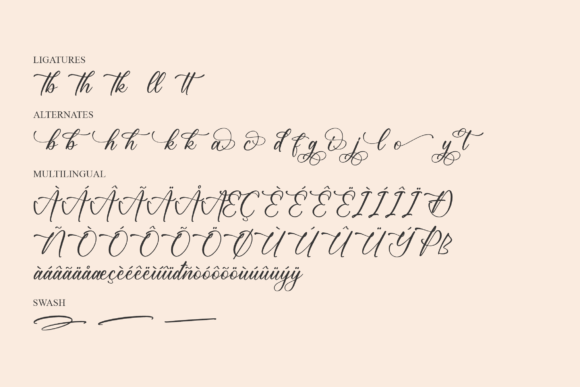 Gattenburg Mikalia Font Poster 2