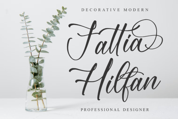 Gattenburg Mikalia Font Poster 5