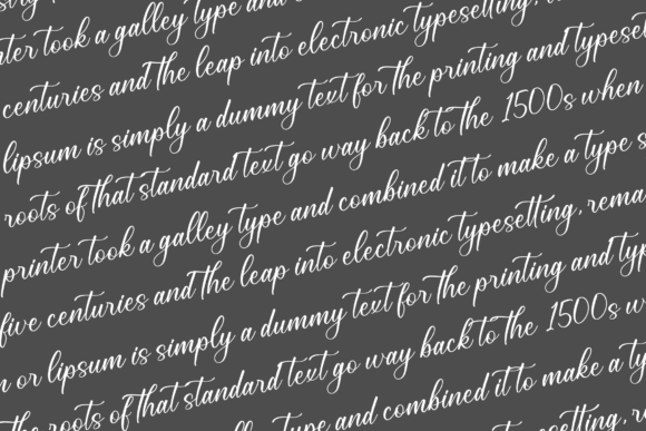 Gattenburg Mikalia Font Poster 8