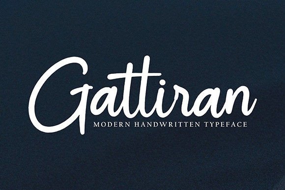 Gattiran Font Poster 1
