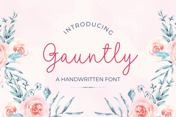 Gauntly Font Poster 1