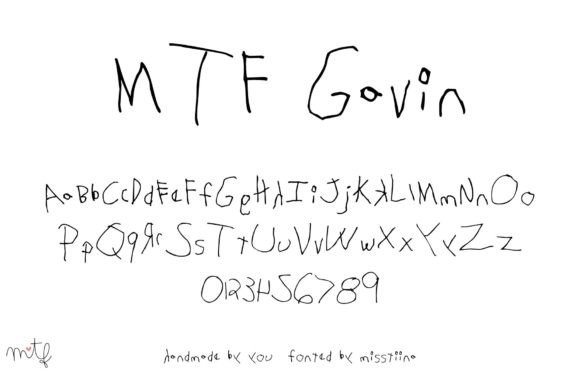 Gavin Font Poster 1