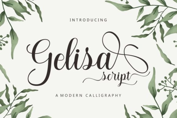 Gelisa Font Poster 1