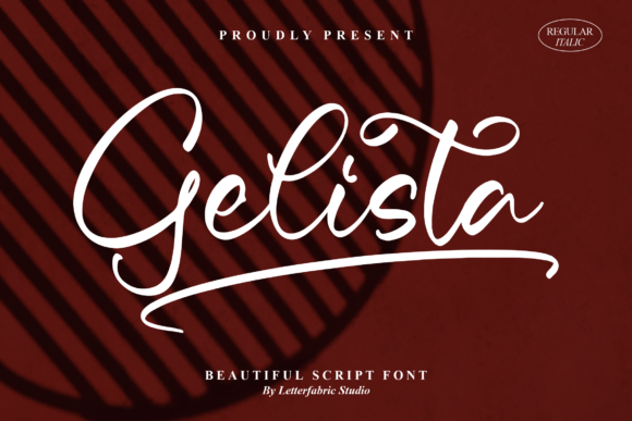 Gelista Font Poster 1