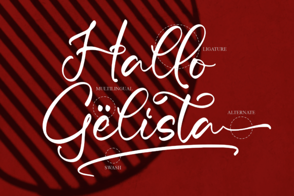 Gelista Font Poster 12