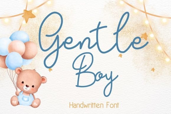 Gentle Boy Font Poster 1
