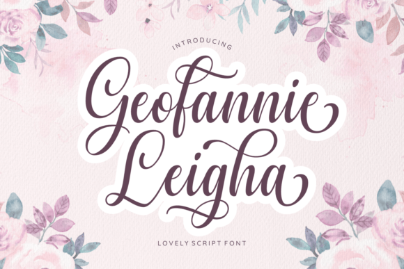 Geofanny Leigha Font