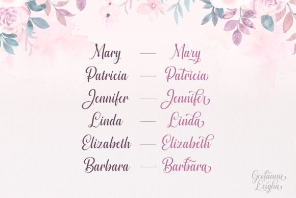 Geofanny Leigha Font Poster 9
