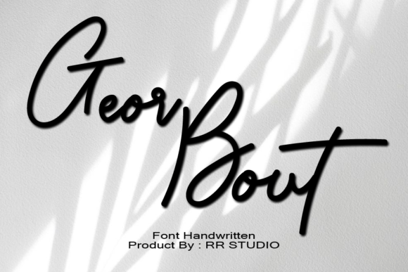 Geor Bout Font Poster 1