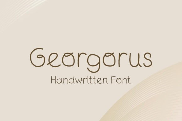 Georgorus Font Poster 1