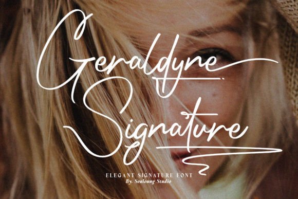 Geraldyne Signature Font