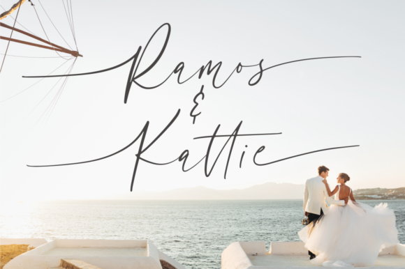 Get Married Font Poster 6