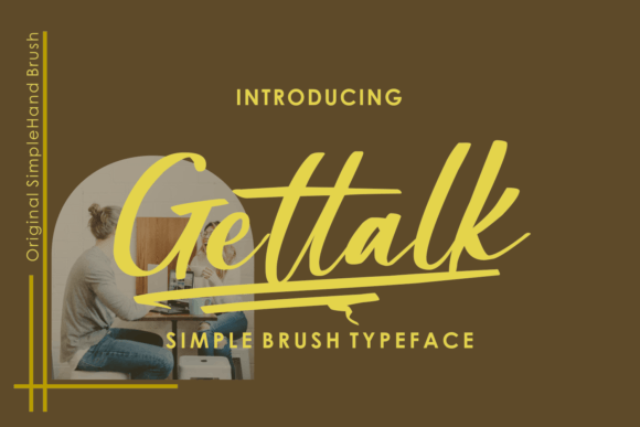 Gettalk Font Poster 1